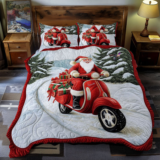 Scooter Santa Claus WY0712081CL Duvet Cover Set