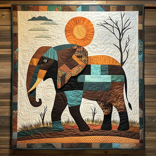 Patchwork Elephant CW2605473CL Quilt