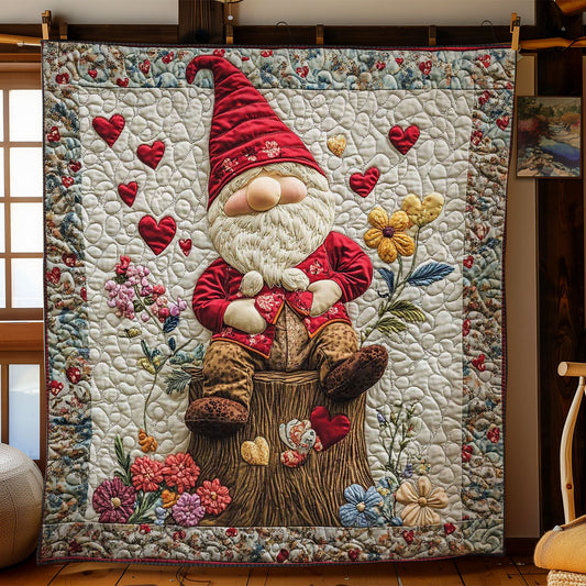 Valentine Gnome Bliss WN2512016CL Quilt