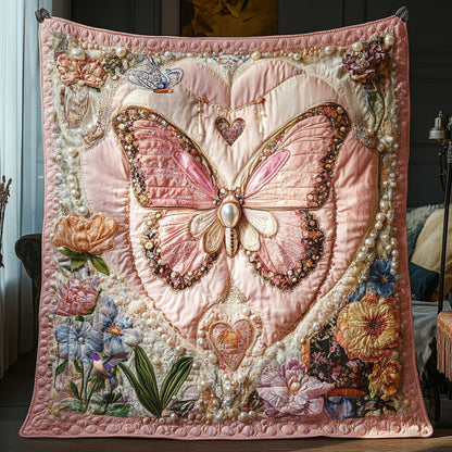 Butterfly Blooming Into You WU2410013CL Quilt