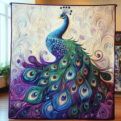 Peacock Magic CW2804068CL Quilt