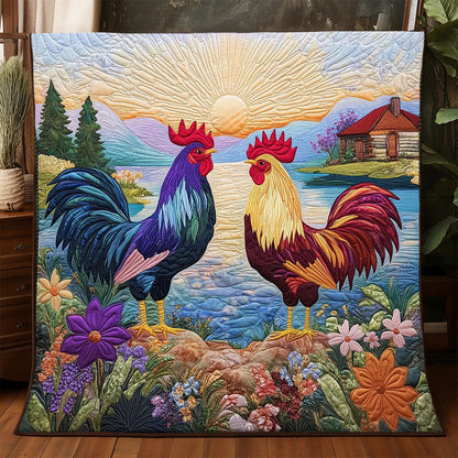 Sunset Chicken WJ0306008CL Quilt