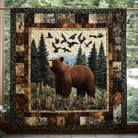 The Grizzly Bear WY1308014CL Quilt