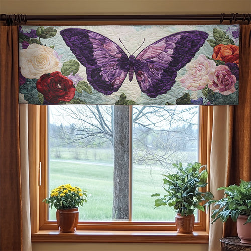 Harmony Butterfly WN2003014CL Quilted Valance