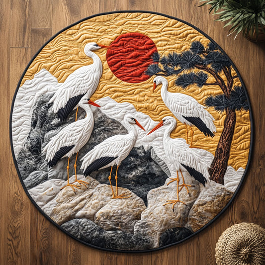 Sunrise Stock CM1704008CL Quilted Round Mat