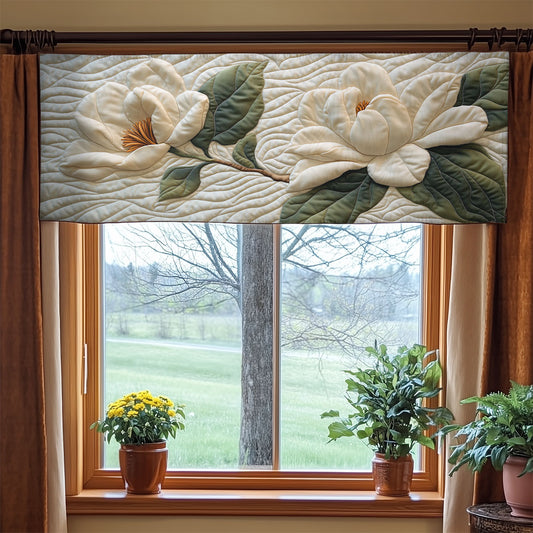 Celestial Magnolia WX2003086CL Quilted Valance