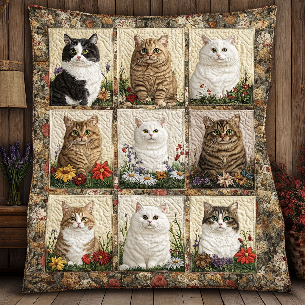Pure Garden Cat WN0611083CL Quilt