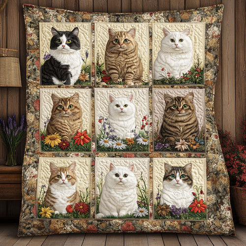 Pure Garden Cat WN0611083CL Quilt