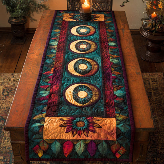 Radiant Earth Mandala CM2205049CL Quilted Table Runner