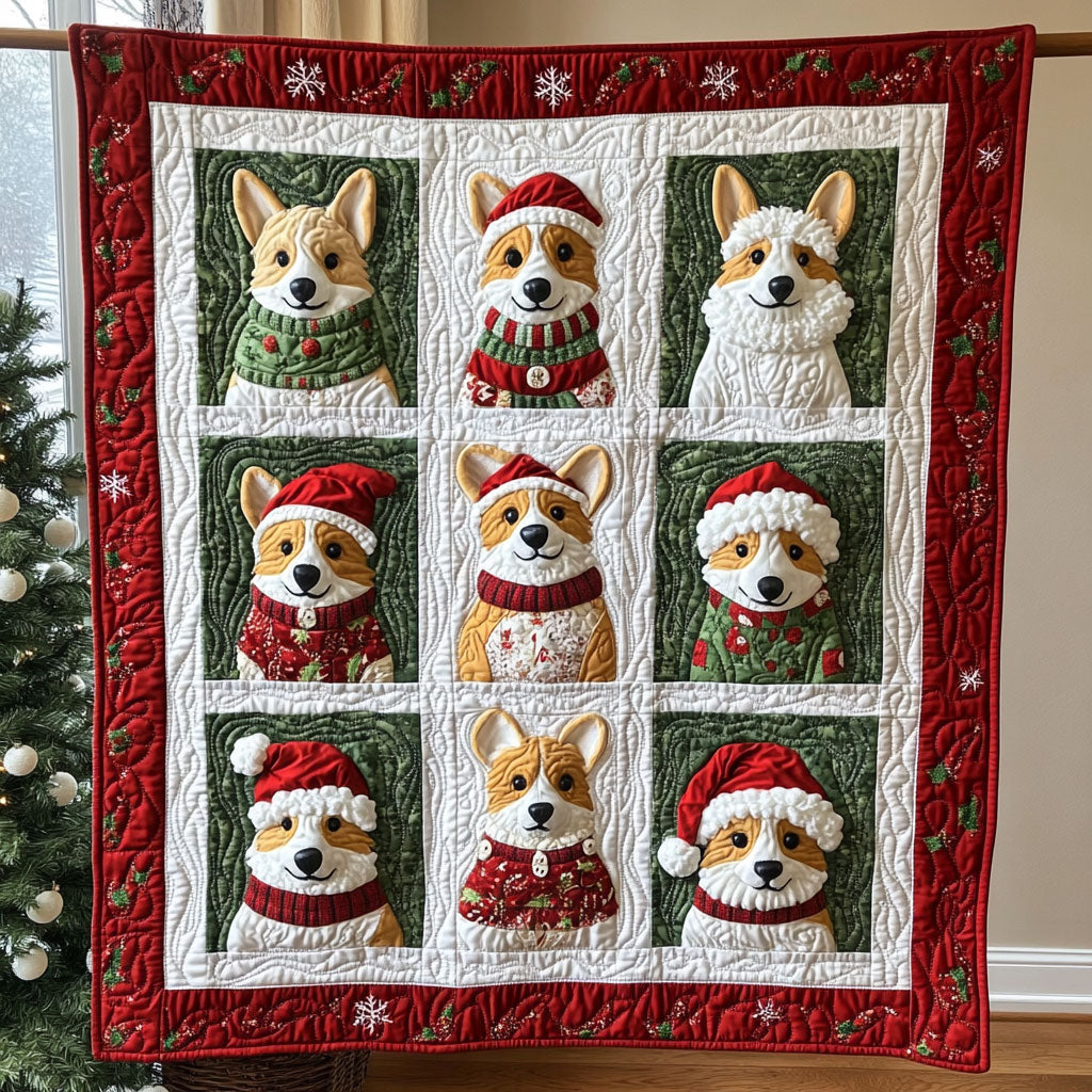 Winter Pup CP1208074CL Quilt
