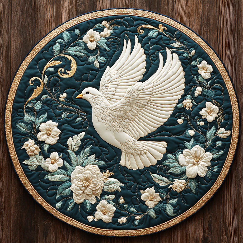 Serenity in Flight CM1505007CL Quilted Round Mat