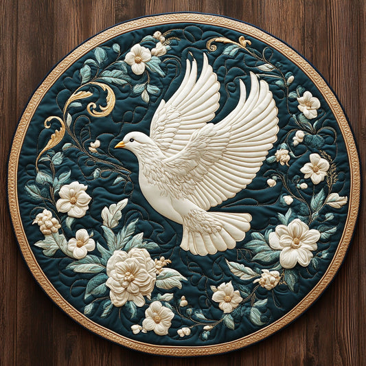 Serenity in Flight CM1505007CL Quilted Round Mat