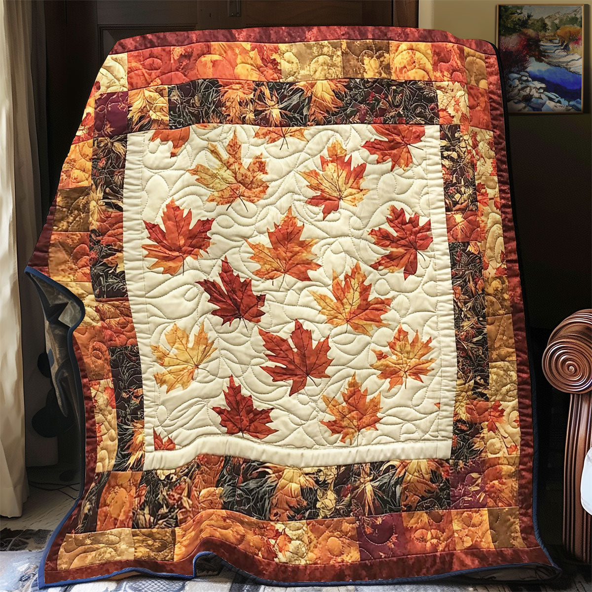 Maple Leaves WY0503090CL Quilt