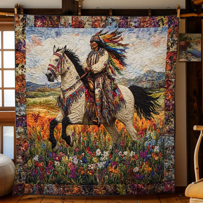 Native American Warrior Pride WN2403086CL Quilt