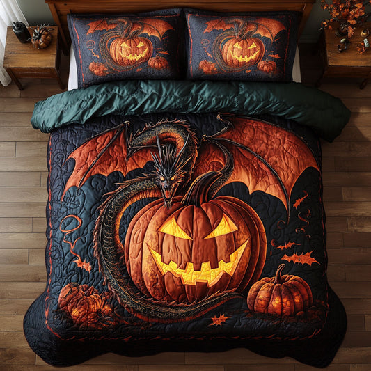 Eternal Dragon Pumpkin CW0608005CL Duvet Cover Set