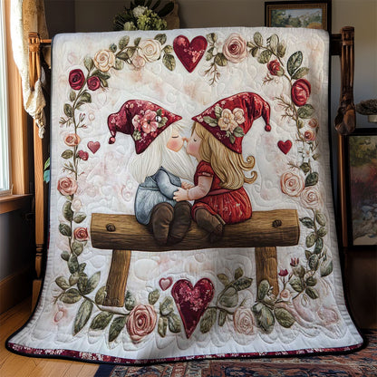 Gnome Valentine Kiss WN2512040CL Quilt