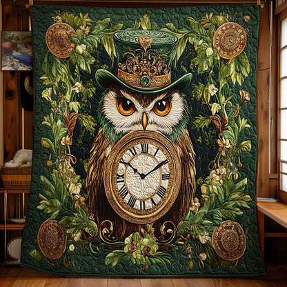 Mystic Owl Clock WY2101067CL Quilt
