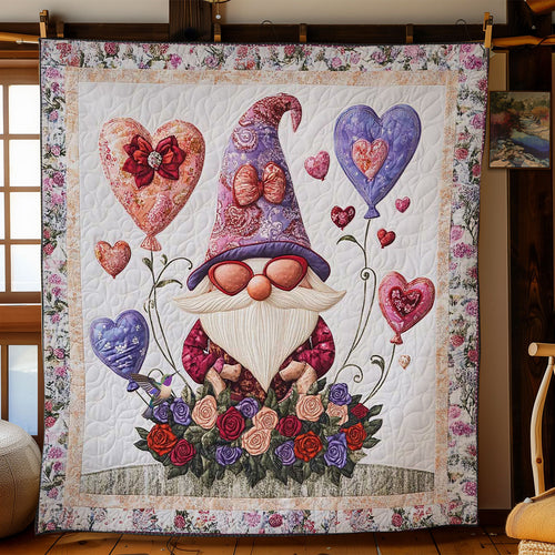 Balloon Love Gnome WN0412043CL Quilt