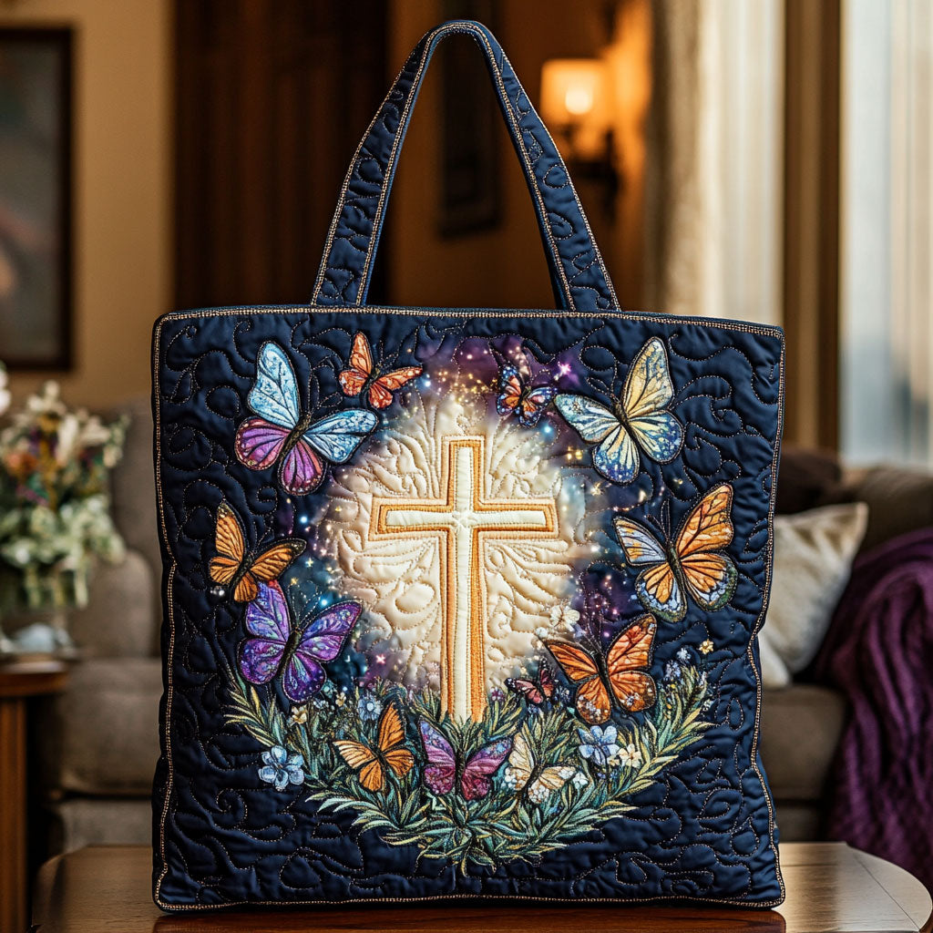 Whispers Of Grace LT2611015CL Quilted Tote Bag