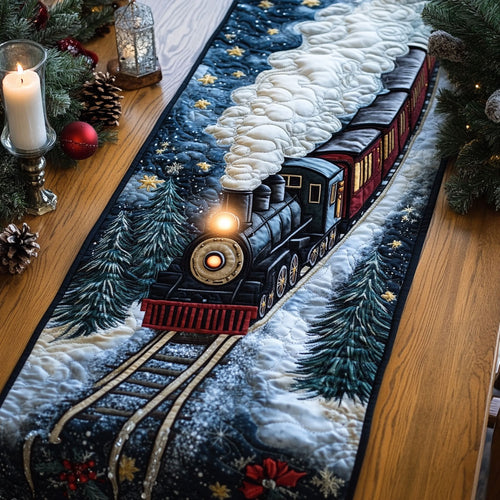 Frosty Express CP2810072CL Quilted Table Runner