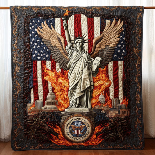 Liberty Flame WY2508070CL Quilt