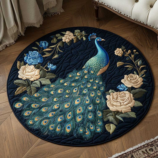 Royal Peacock WN2103104CL Quilted Round Mat