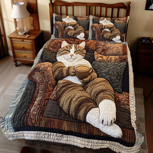 Cat Drink WX0612051CL Duvet Cover Set