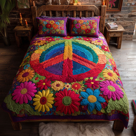 Flower Power Peace CW2808011CL Duvet Cover Set