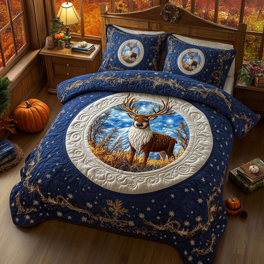 Majestic Reindeer Winter XK2309009CL Duvet Cover Set