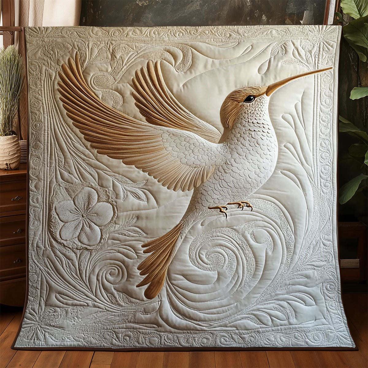 Elegance Hummingbird WJ2104004CL Quilt