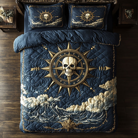 Skull Storm CP0609039CL Duvet Cover Set