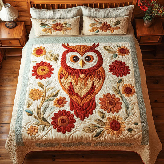 Autumn Owl Glow CW2708011CL Duvet Cover Set