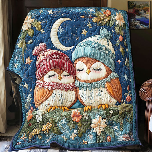 Couple Owl WY2201057CL Quilt