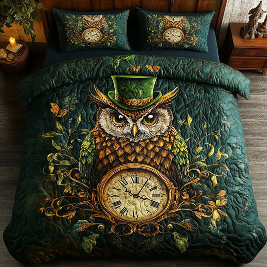 Magical Owl And Clock WY2301017CL Duvet Cover Set