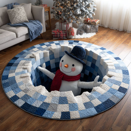 Winter Hug CP1111003CL Quilted Round Mat