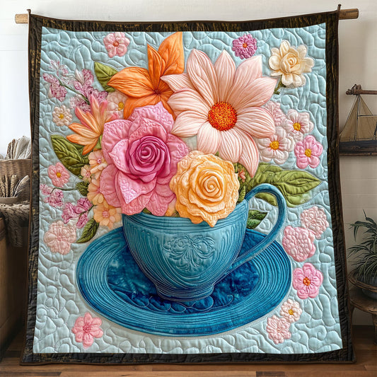 Blooming Teacup WP0705001CL Quilt