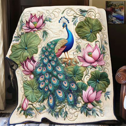 Peacock Lotus WX2201037CL Quilt