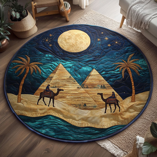 Desert Camel WX1005009CL Quilted Round Mat