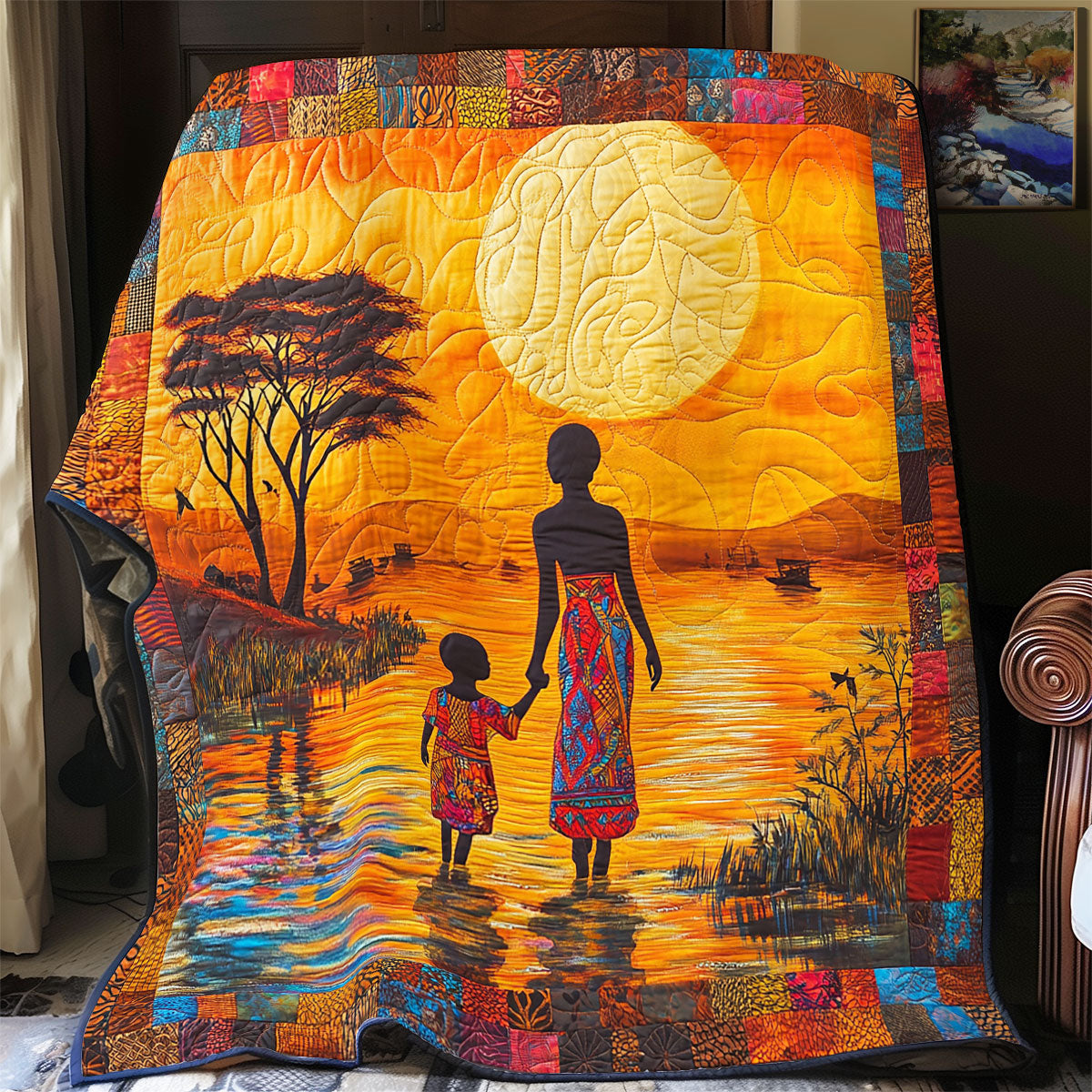 Sunset African WX0406050CL Quilt