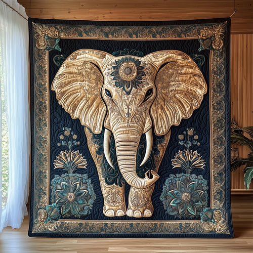 Elephant Emperor Of Midnight Grove LT0910010CL Quilt