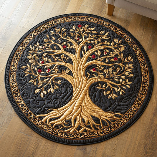 Circle Of Life CP0210085CL Quilted Round Mat