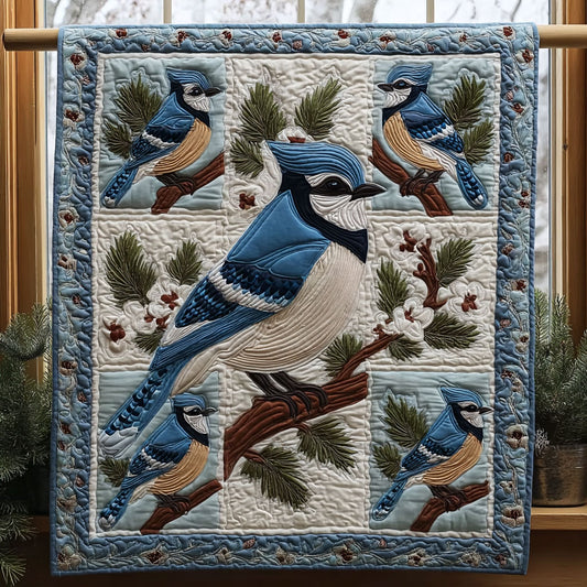 Blue Jay Curious XK2409004CL Quilt