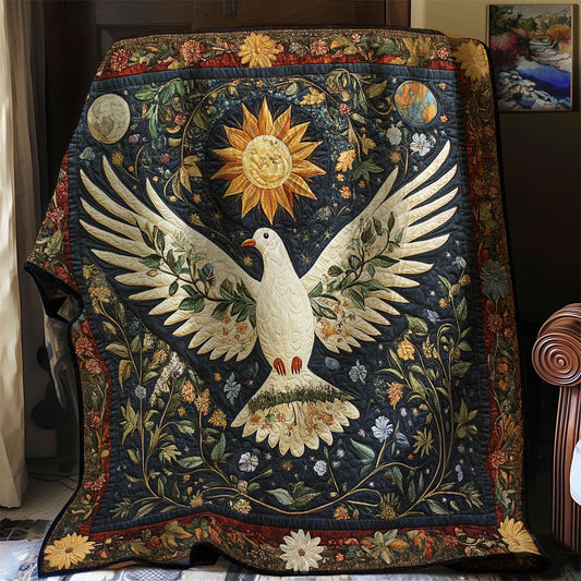 Stellar Peace Dove WJ2101024CL Quilt