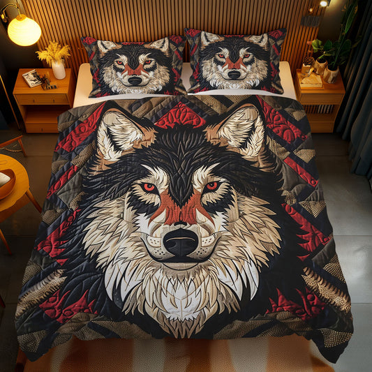 Native American Wolf WJ2310025CL Duvet Cover Set