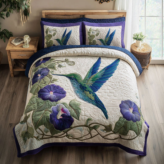 Morning Glory Hummingbird CW0509029CL Duvet Cover Set