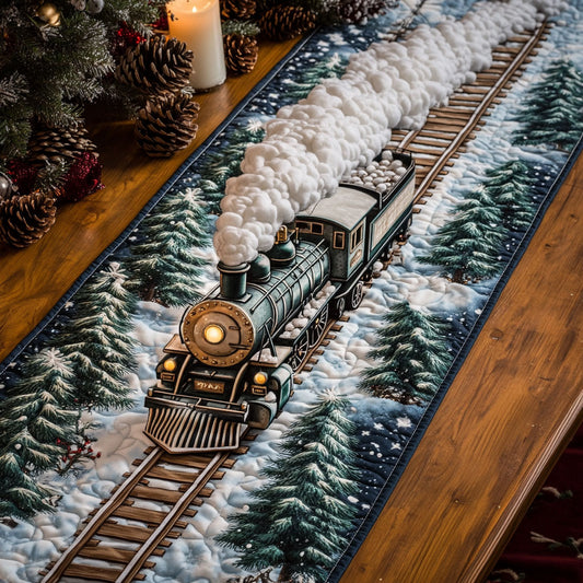 Arctic Train CP2810053CL Quilted Table Runner