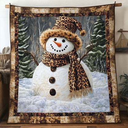 Wild Print Snowman WN1411049CL Quilt
