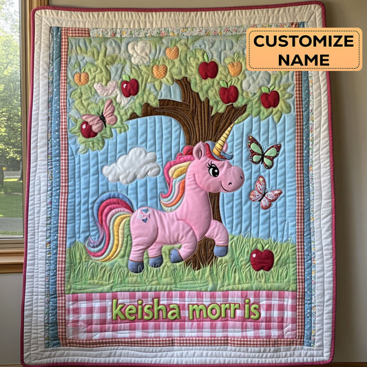 Magic Orchard CP1807013CL Personalized Baby Quilt