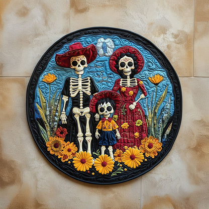 Immortal Family DH1010040CL Quilted Round Mat