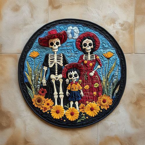 Immortal Family DH1010040CL Quilted Round Mat